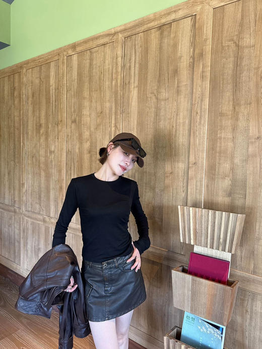 品牌伊士曼NAIA醋酸美雅碧保暖天丝羊毛中线打底衫 商品图2