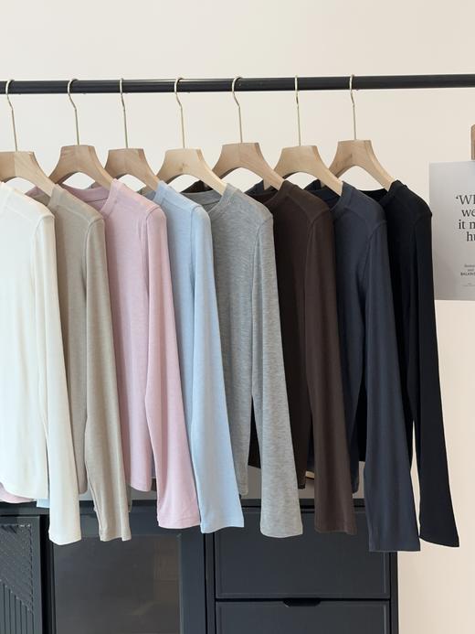 品牌伊士曼NAIA醋酸美雅碧保暖天丝羊毛中线打底衫 商品图13