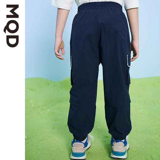 【MQD】男大童夏季新品速干宽松束脚休闲长裤 商品图2