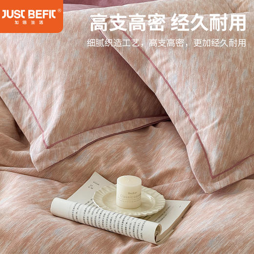 20%棉加厚暖绒磨毛四件套 秋冬新款床单被套     A-5403  加倍生活 商品图3