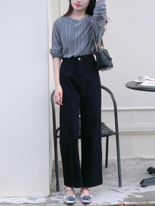 【百图lulu定制】【桑蚕丝羊毛衫】柔软细腻 桑蚕丝羊毛混纺 蝙蝠袖 长袖针织衫 商品图8