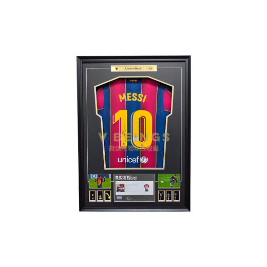 收藏系列 梅西 巴萨10号 20-21赛季 球员版 亲笔签名球衣 商品图0