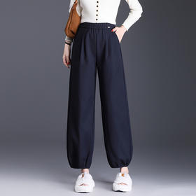 MYX时尚休闲灯笼裤小个子洋气九分裤2025年秋季新款遮胯减龄束脚裤女