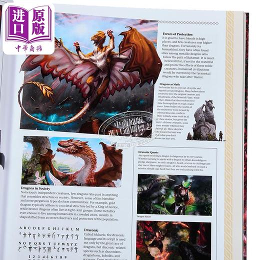 【中商原版】龙与地下城 龙之书 Dungeons Dragons The Book of Dragons 英文原版 Michael Witwer 游戏参考图鉴 经典游戏 商品图4