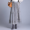 MYX时尚网纱蛋糕裙垂坠感松紧腰休闲长裙2025年秋季新款洋气半身裙 商品缩略图2