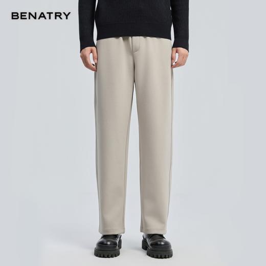 贝纳川2025秋季新品阔腿针织休闲裤ECF332004 商品图4