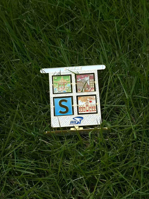 华科大双面翻转摆件冰箱贴 商品图3