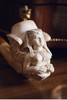 【已售】独角鹿西洋古董1890-1900年代法国出品琥珀烟嘴装饰古埃及女王主题精雕海泡石烟斗 商品缩略图5