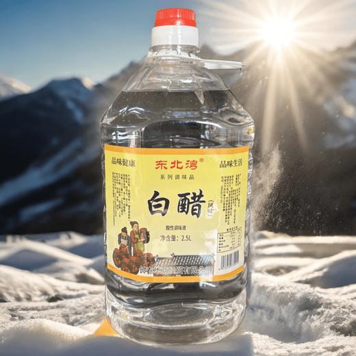 【东北公司】东北湾白醋大桶装2.5kg 调味烹饪凉拌酿造食用凉拌汁家用凉拌菜专用调味汁 商品图1