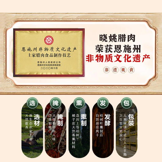 晓姚妈妈菜丨简装腊后腿肉500g 商品图2