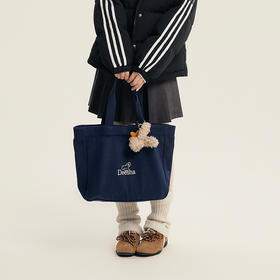 笛莎Deesha青少年小狗原创设计帆布包