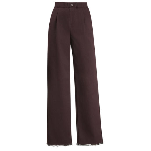 MYX小个子九分休闲裤窄版修身直筒裤2025年秋季新款简约休闲阔腿裤 商品图4