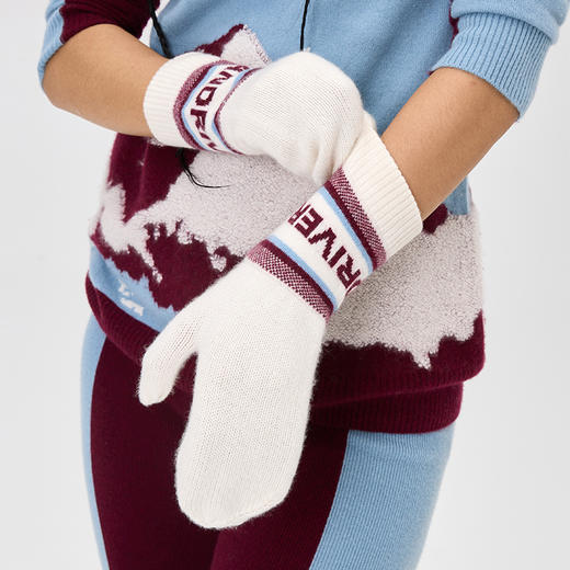 羊绒提花手套  SJF97P618N 商品图6