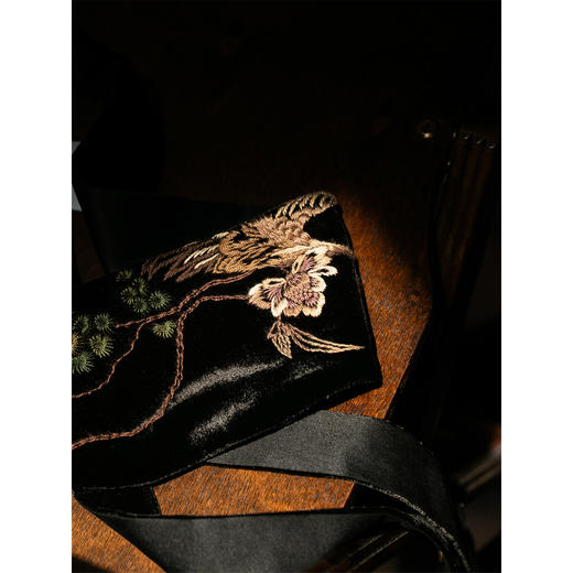 牧衣游原创 精工手绣丝绒腰封复古文艺百搭 逸仪 商品图1