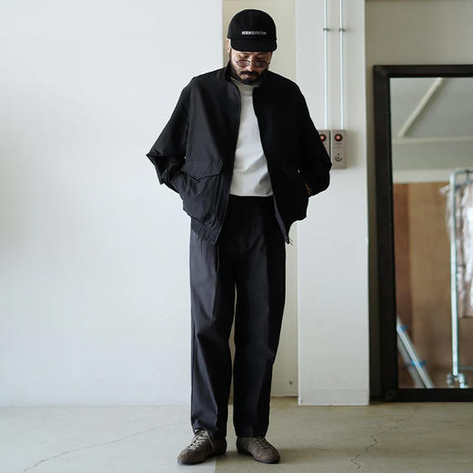 marka FLIGHT JACKET 羊毛丝绸混纺军事风飞行夹克外套 商品图3