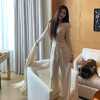 LIN BOUTIQUE  通勤懒人福音 百搭休闲垂感宽松慵懒感阔腿裤长裤 商品缩略图3
