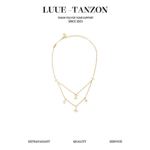 驴家 小花双层项链（XJ） 商品图0