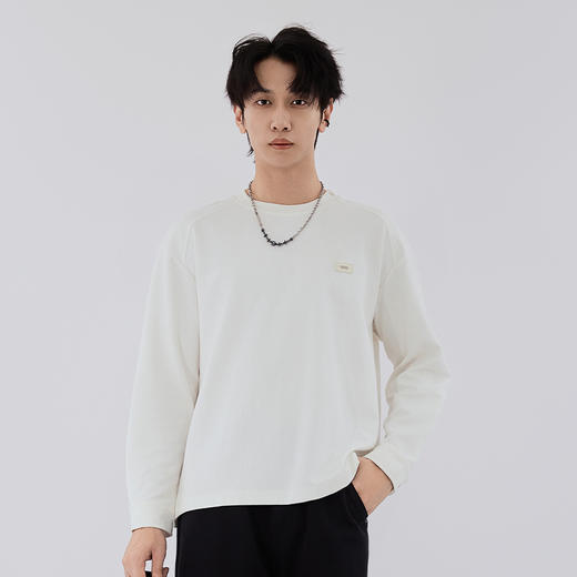 【新品上新】HX 秋季圆领长袖T恤Z102530004101/02 商品图4