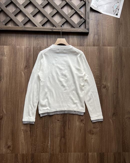 假两件】Hazzys哈吉斯长袖羊毛衫女士秋季上衣时尚通勤针织衫 商品图5