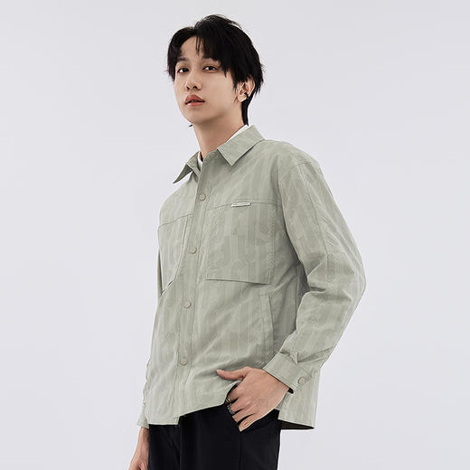 【新品上新】HX 秋季翻领茄克衫外套S105533252101 商品图3