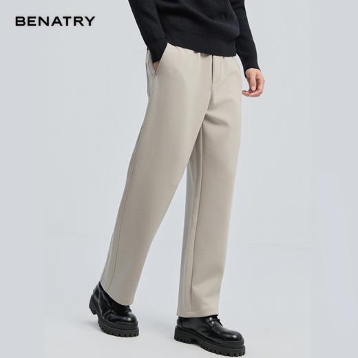 贝纳川2025秋季新品阔腿针织休闲裤ECF332004 商品图5