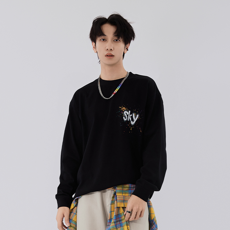 【新品上新】HX 春秋季圆领长袖T恤C102530017101