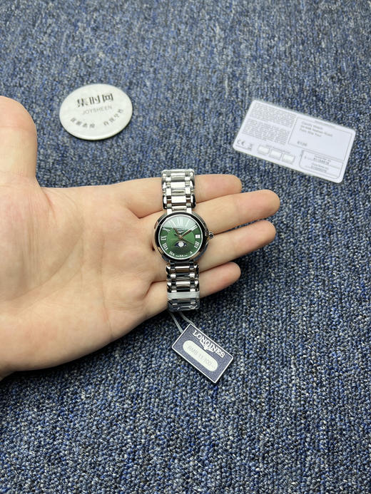 原单渠道货 浪琴新款心月月相系列 女士腕表 新增了深海蓝、橄榄绿、 商品图8