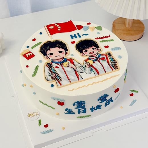 多款~客订图链接~夺金/糯米纸打印卡通蛋糕-低糖处理无添加 商品图1