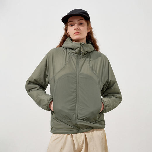 714street轻薄保暖登山棉服2025冬季户外三防连帽新雪丽棉外套男 商品图2