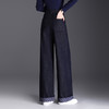 MYX窄版阔腿牛仔裤女2025秋季新款高腰显瘦休闲长裤垂坠感修身直筒裤 商品缩略图2