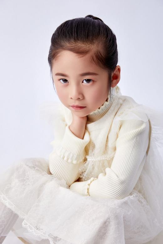 【MQD】女小童秋季拼接蕾丝假两件连衣裙套装 商品图10