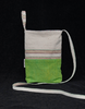 回声Echos/ 苹果绿条纹斜挎帆布包【可双面背】 商品缩略图0