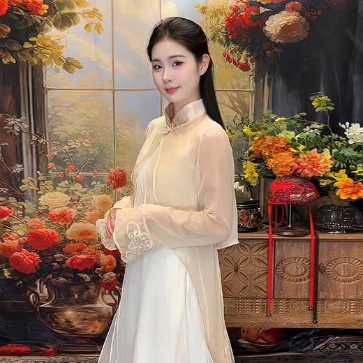 【初秋薄外披】笑扬飘片不规则外套-长袖 商品图1