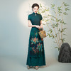 改良越南奥黛走秀旗袍大码宽松QC157 商品缩略图1