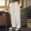 马登工装轻美式Easypants休闲裤白色通勤直筒宽松垂感长裤子男秋 商品缩略图0