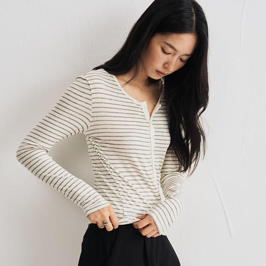 秋季新品【半扣羊毛衣】软糯肤感 高弹不拘束，轻暖护肤，敏感肌都可以贴身穿 商品图4