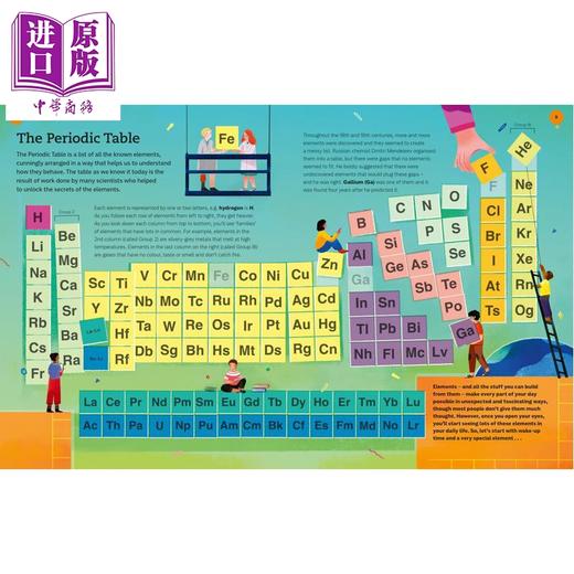 【中商原版】一天中的元素 Elements of the Day 英文原版 儿童科普绘本 自然科学百科知识 进口童书7岁+ 插图版STEAM科普读物 商品图3