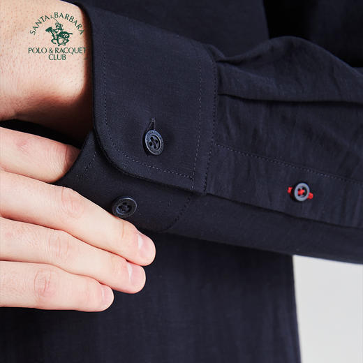 【大都会店】圣大保罗 天丝亚麻合身版长袖衬衫-PS25WH017M 商品图5