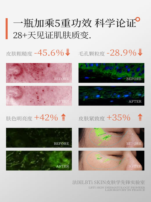 【252元会员福利】法国RNTOU纳棠丝柔璨光微凝珠精华水120ml  去黄收毛孔   商品图2
