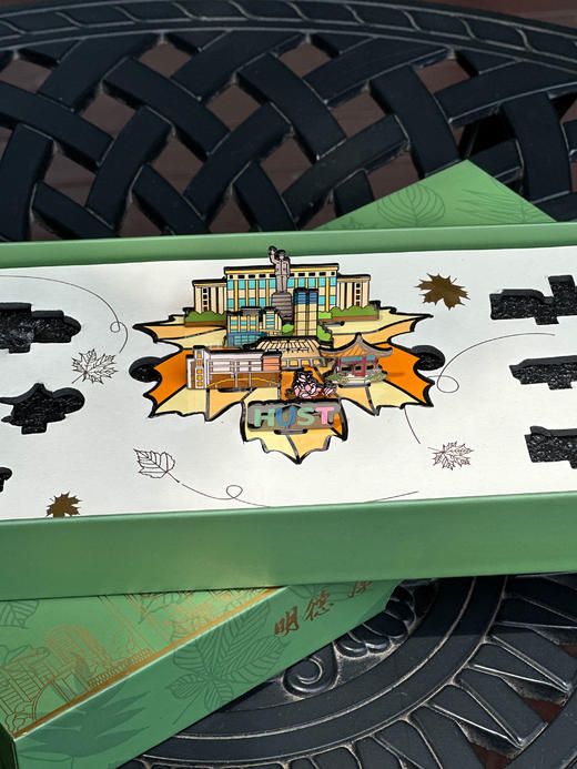 2023新款梧桐叶校景金属摆件 商品图6