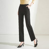 QYM 5221-Y小直筒西装裤松紧高腰垂感休闲裤 商品缩略图1