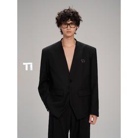 启世录TIWILLTANG“礼序隐奢”简约V领西装套装