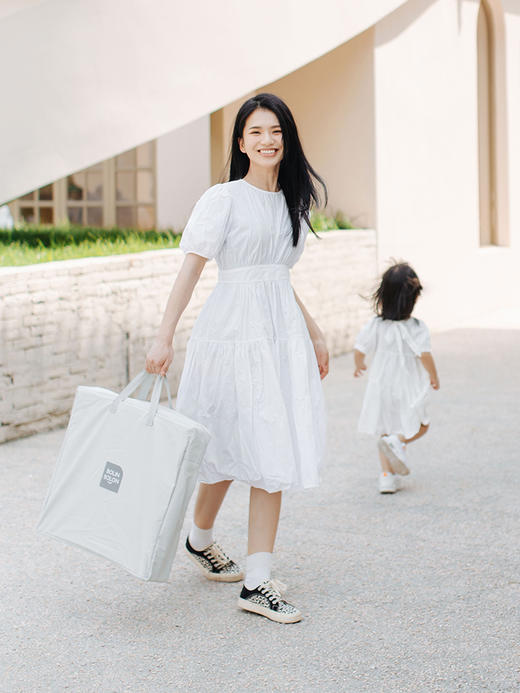 果然好奇便携式床围栏006 宝宝防摔可折叠旅行床边护栏一面围栏 商品图2