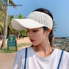 【夏季韩版时尚空顶帽】遮阳防晒帽子女 遮脸大檐户外跑步骑行鸭舌帽子 国庆外出出游  商品缩略图3