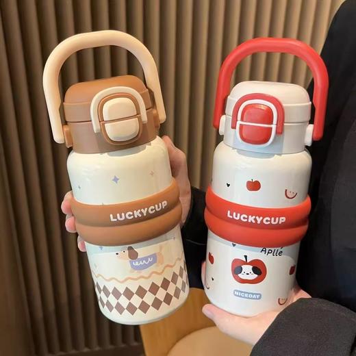 希泰双饮提手保温杯550ml（四色均配随机）（250739） 商品图0