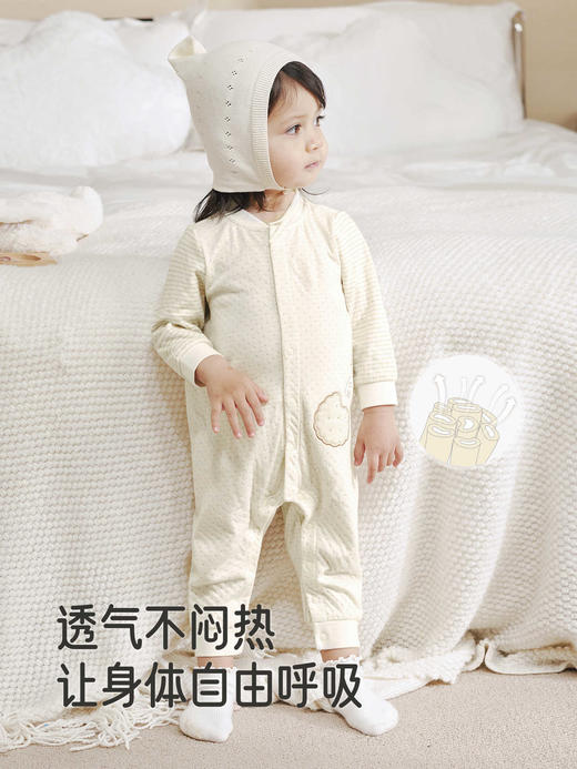 英氏婴儿连体衣长袖四季男女宝哈衣纯棉新生儿衣服YLAAJ0R022A YLHAJ0R023A 商品图4