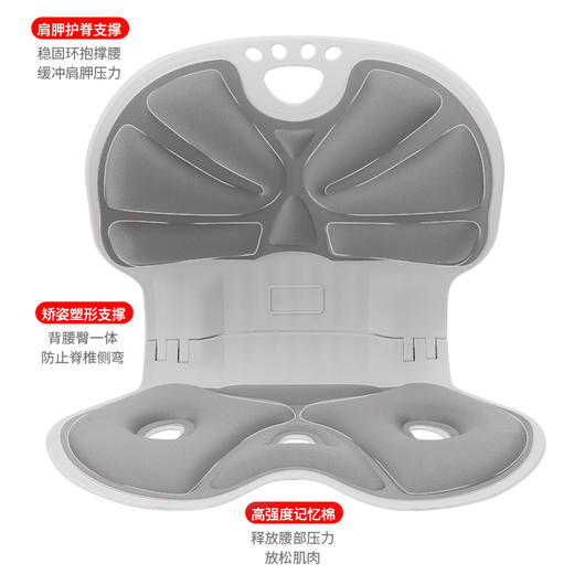洛得兰德人体工学护姿椅（可折叠）灰色LD-YD101—rxs 商品图2
