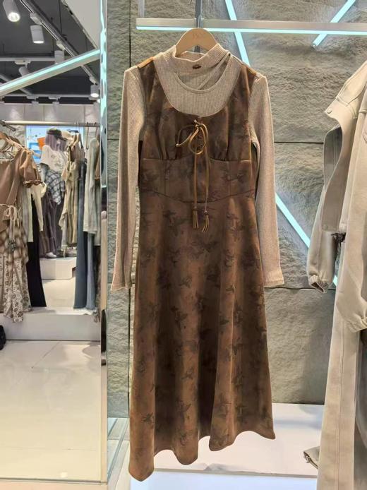 P&X设计师女装春季 825114011 咖色 套装长裙 商品图0