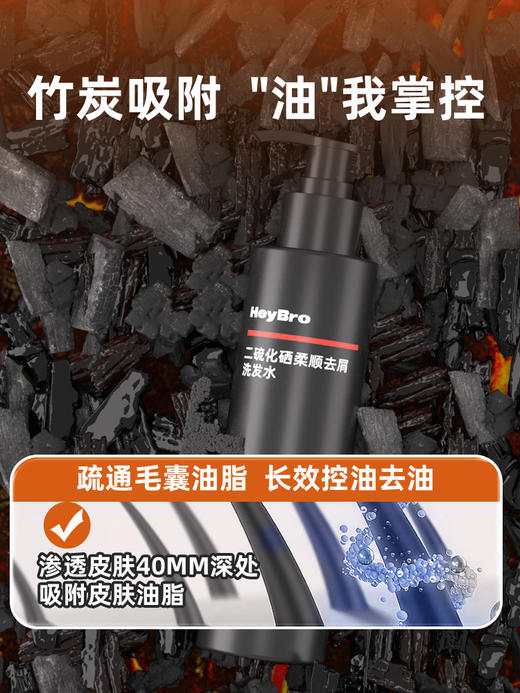 Heybro洗发水控油去油蓬松洗头膏 商品图1