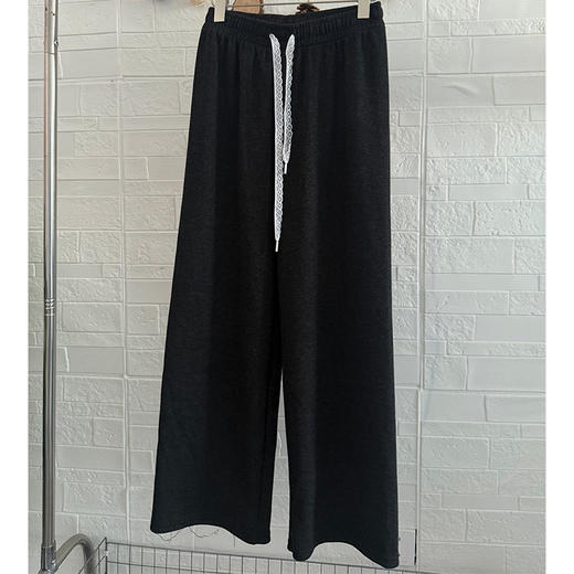 家居裤简约质感蕾丝绑带裤子-纪念日百货门店同款165494037 商品图4